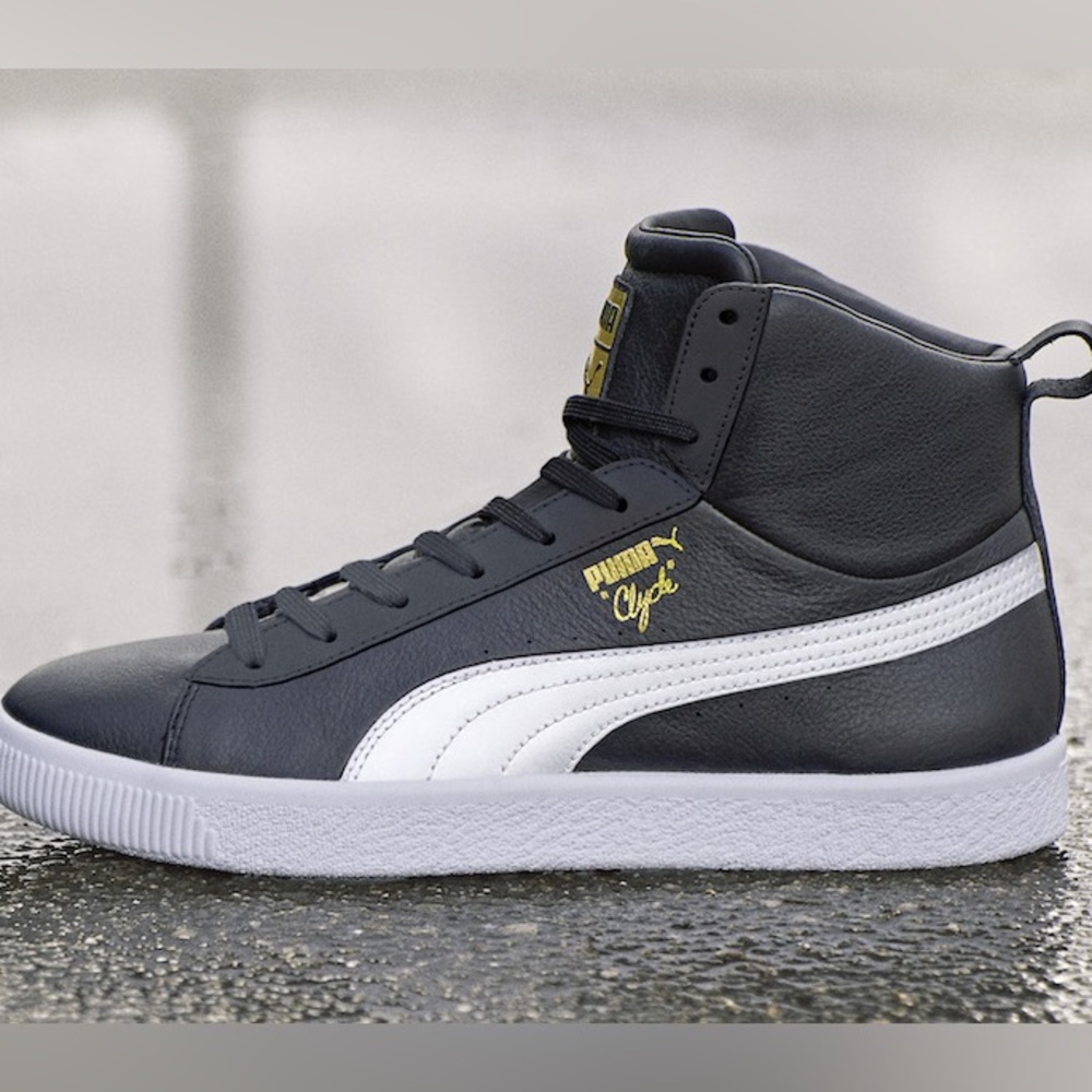Puma Men's Clyde Mid Foil Sneakers